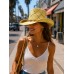 Straw Cowboy Hats: Shapeable Woven Paper Straw - Natural - HT-ST2301NT